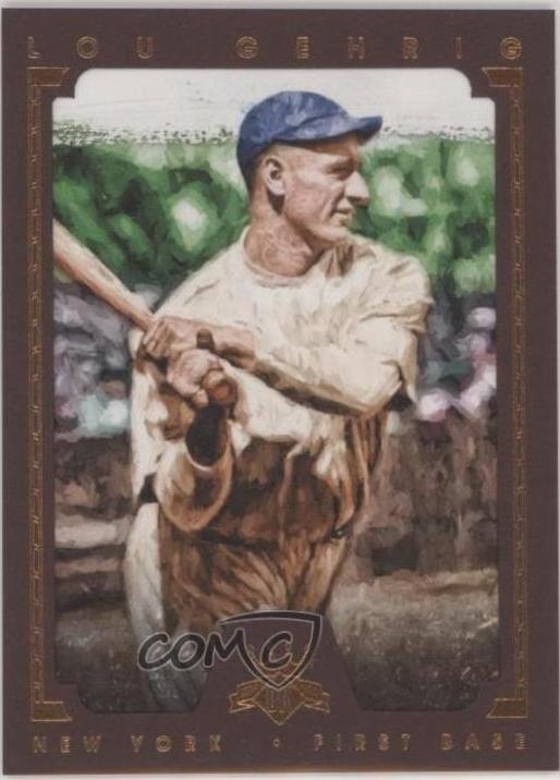 Lou Gehrig [Mini Material Framed] #13