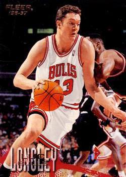 Luc Longley #166 Basketball Cards 1996 Fleer