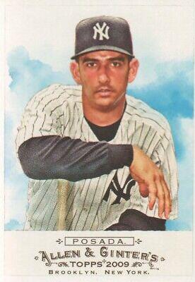 Jorge Posada #4 Baseball Cards 2009 Topps Allen & Ginter
