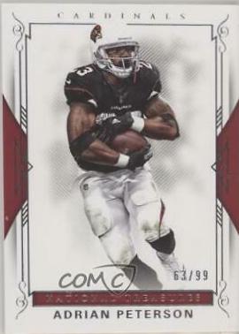 Adrian Peterson #5 Football Cards 2017 Panini National Treasures