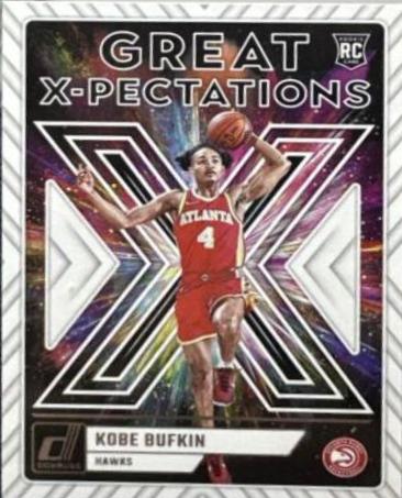 Kobe Bufkin #21 Basketball Cards 2023 Panini Donruss Great X Pectations