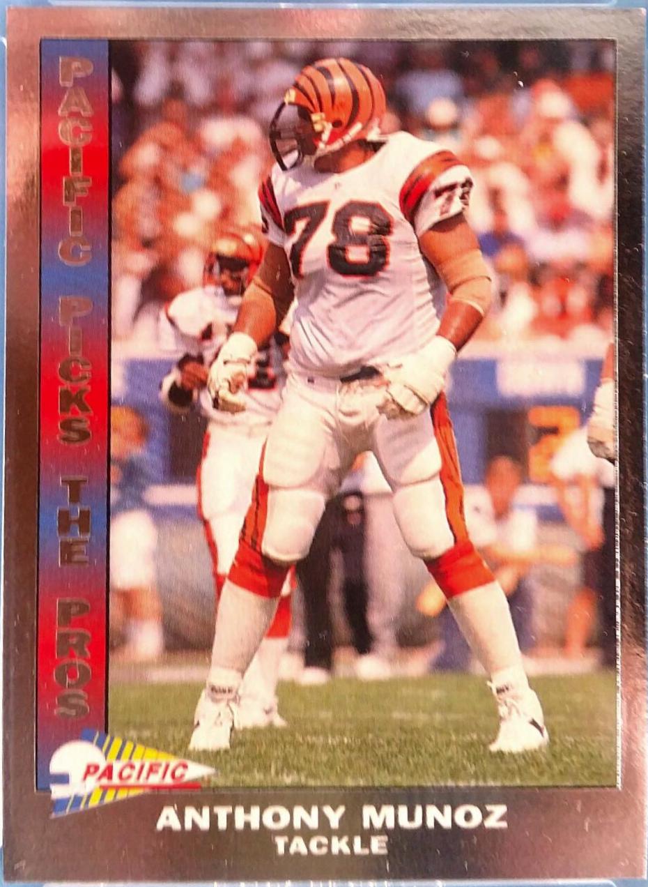 Anthony Munoz #10 Football Cards 1991 Pacific Picks the Pros