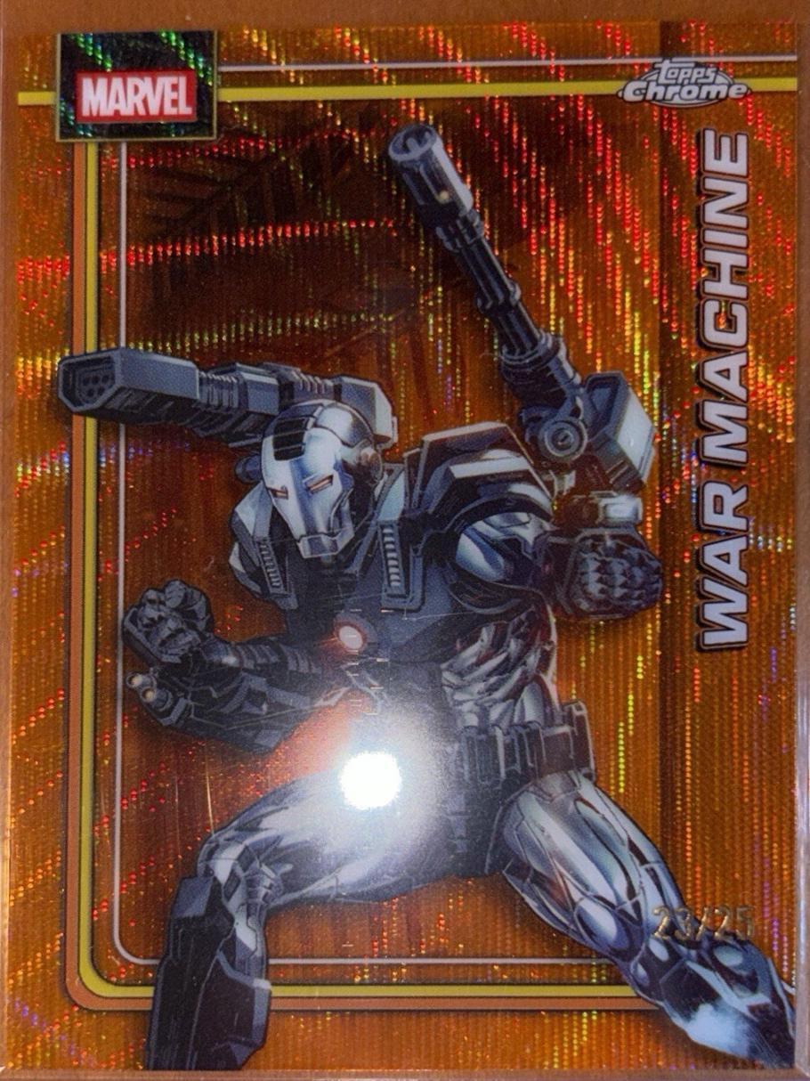 War Machine Orange Wave Refractor