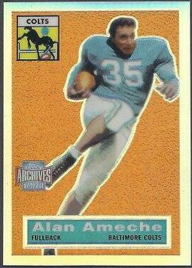 Alan Ameche #2 Football Cards 2001 Topps Archives Reserve