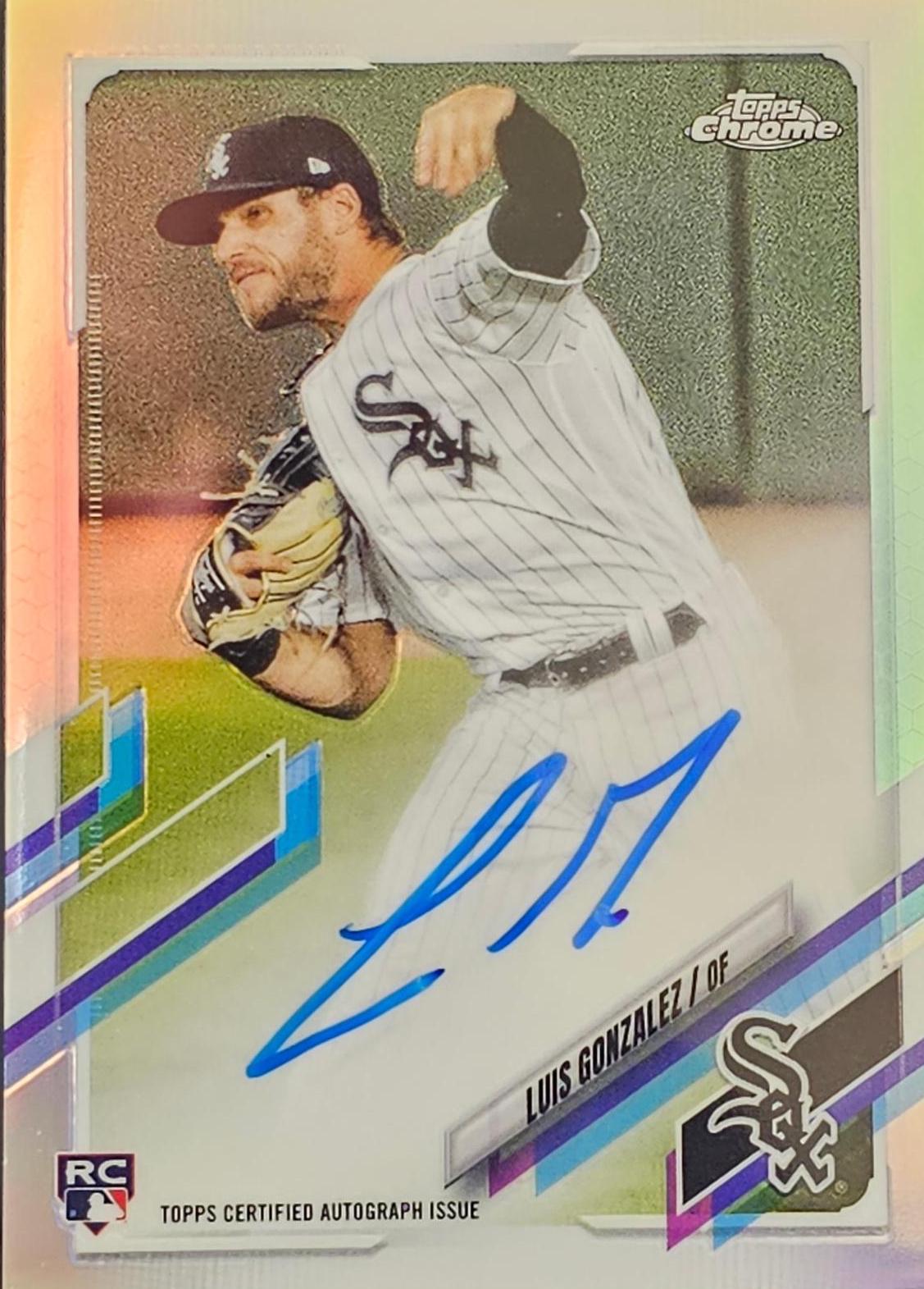 Luis Gonzales #RA-LGO Baseball Cards 2021 Topps Chrome Rookie Autographs