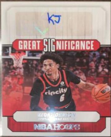Keon Johnson #GS-KJN 2022 Panini Hoops Great Significance Autographs Basketball