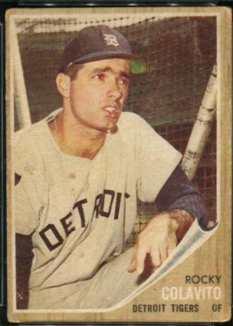 Rocky Colavito #20 Baseball Cards 1962 Venezuela Topps