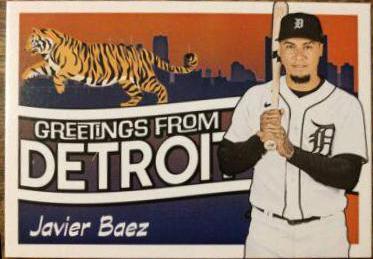 Javier Baez #PC-9 Baseball Cards 2022 Topps Archives Postcards