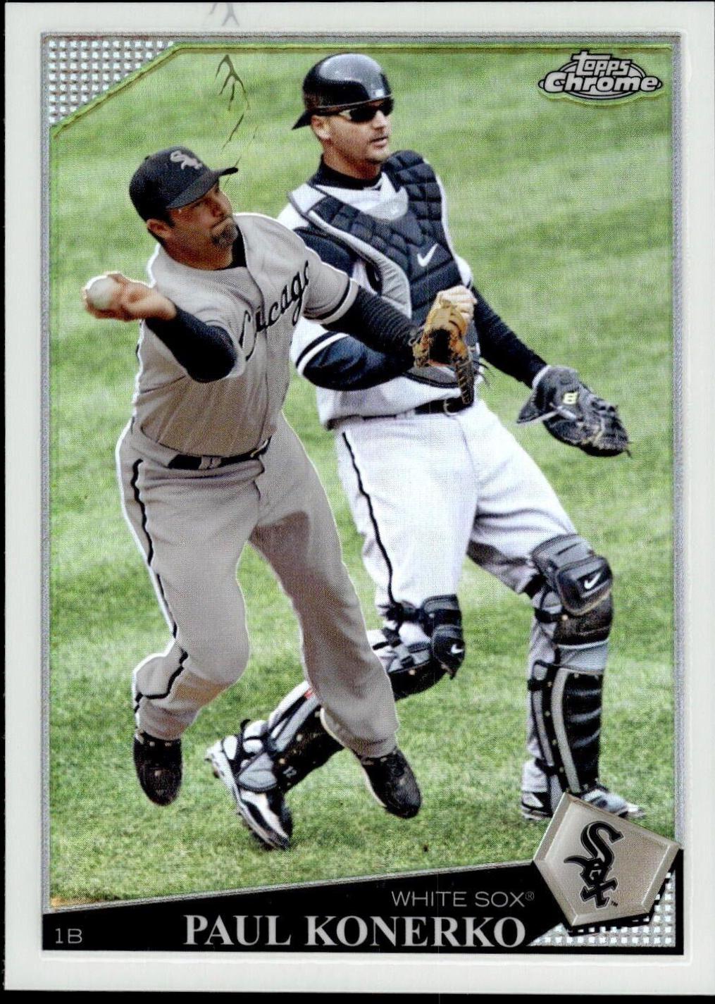Paul Konerko #140 2009 Topps Chrome Baseball