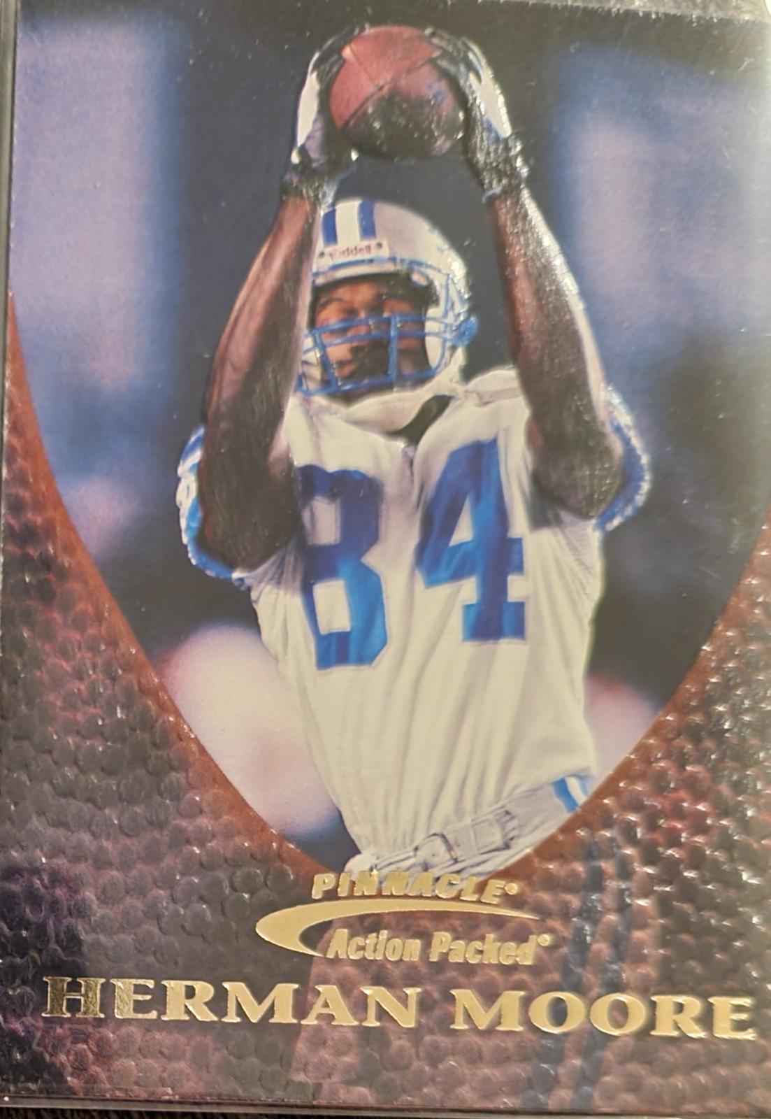 Herman Moore #52 Football Cards 1997 Pinnacle Action Packed