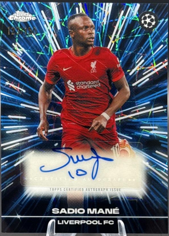 Sadio Mane [Black Blue] #BLA-SM Prices | 2025 Topps Chrome UEFA