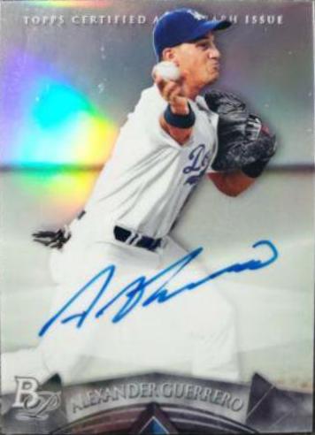 Alexander Guerrero #AP-AG Baseball Cards 2014 Bowman Platinum Autograph Prospects