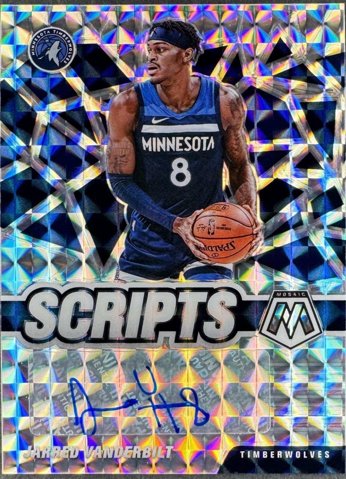 Jarred Vanderbilt #SC-JVA 2020-21 Panini Mosaic Basketball Scripts