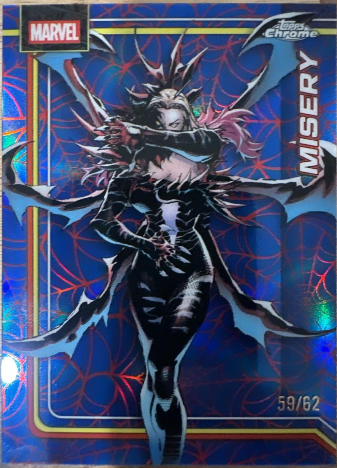 Misery Spider-Web Red/Blue Refractor