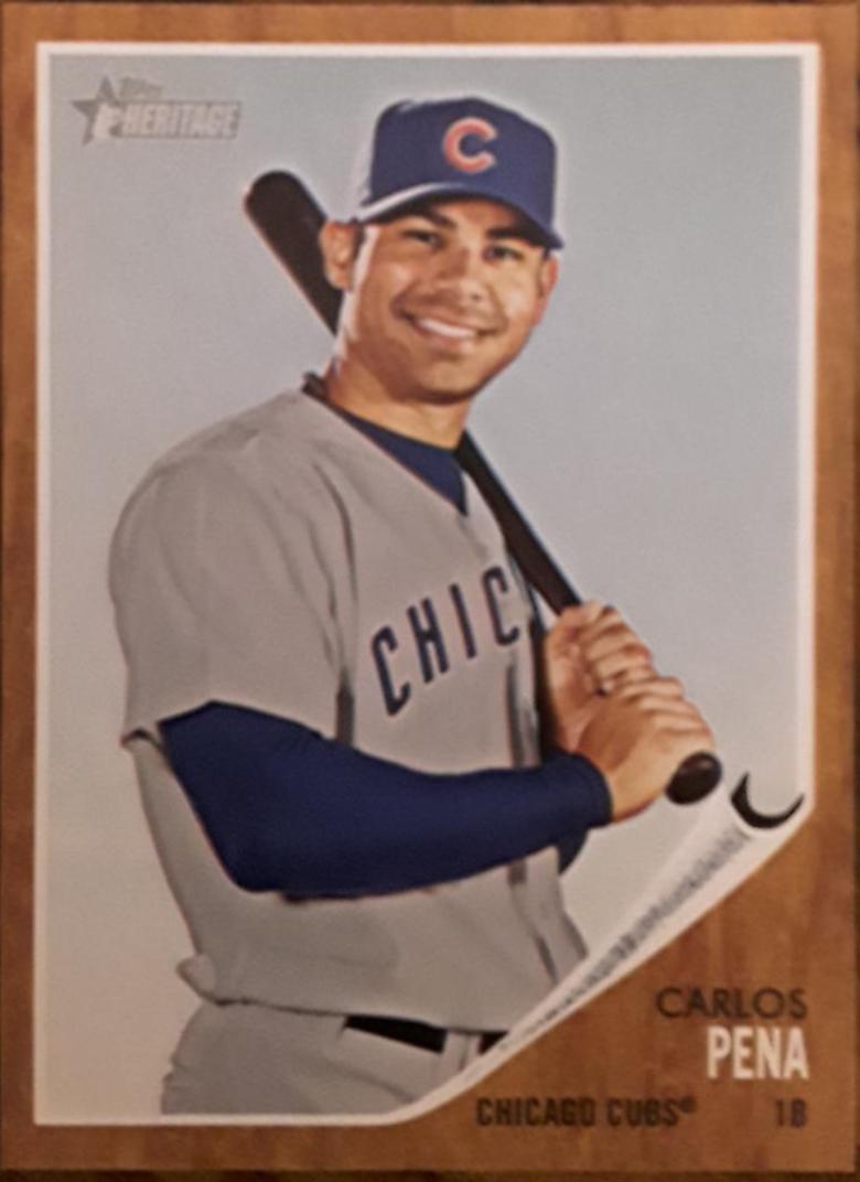 Carlos Pena #14 Baseball Cards 2011 Topps Heritage