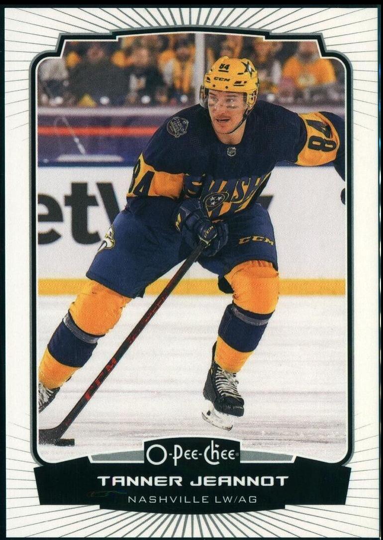 Tanner Jeannot #40 Hockey Cards 2022 O Pee Chee