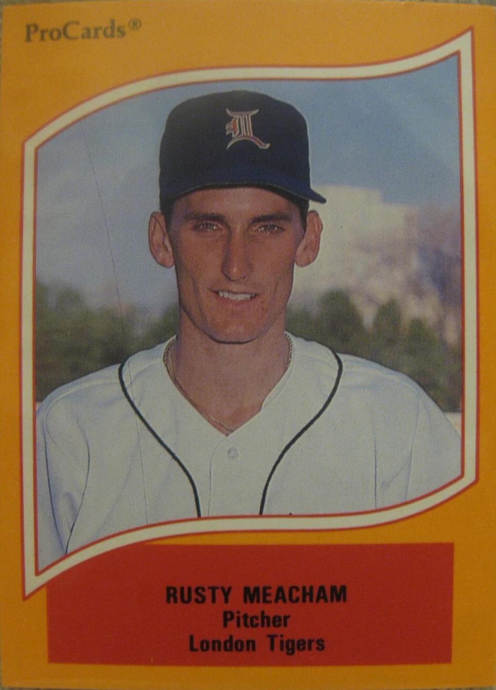 Rusty Meacham #17 Baseball Cards 1990 Procards A and AA