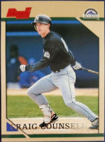 Craig Counsell #194 Baseball Cards 1996 Bowman