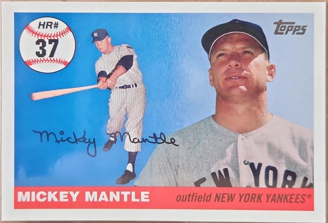 Mickey Mantle #37 2006 Topps Mantle Home Run History Baseball