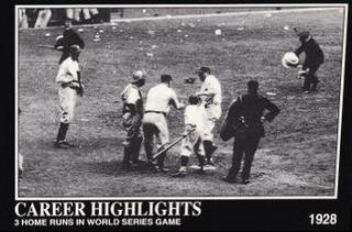 1928 3 Home Runs in World Series GM