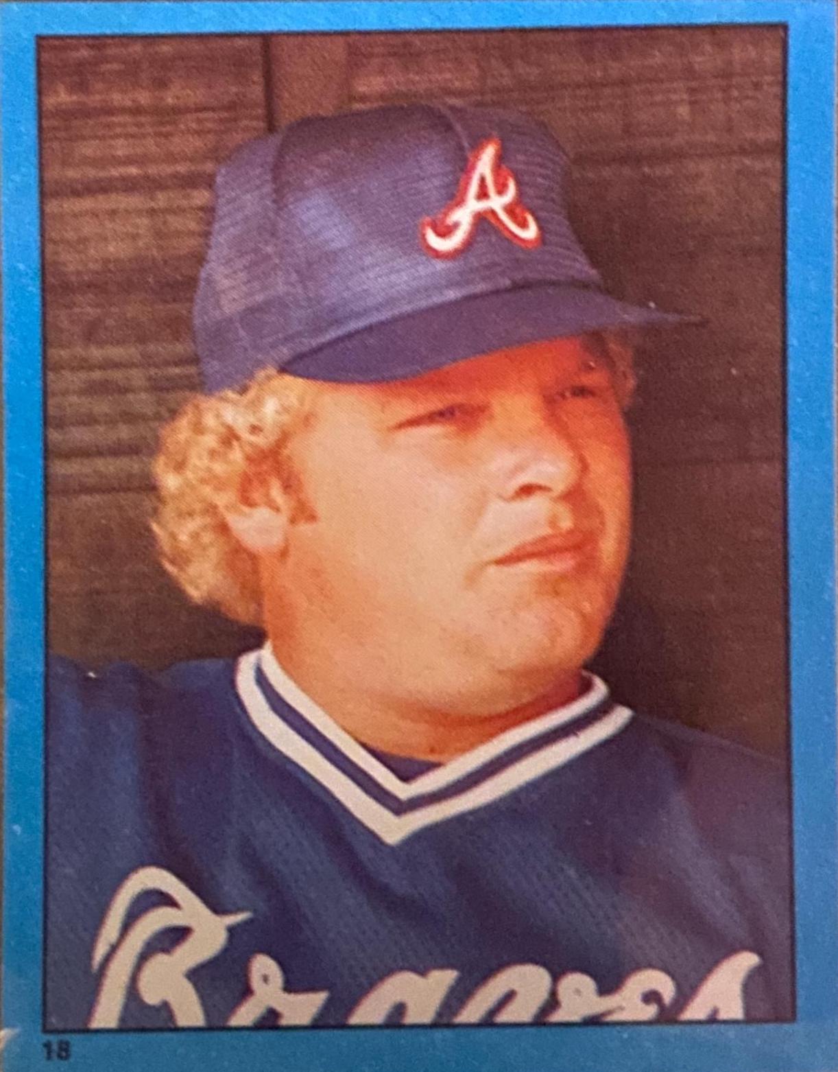 Bob Horner #18 Baseball Cards 1982 Topps Stickers