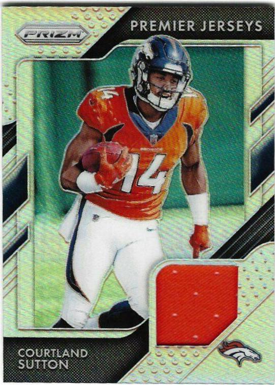 Courtland Sutton #PP-15 Football Cards 2018 Panini Prizm Premier Jerseys