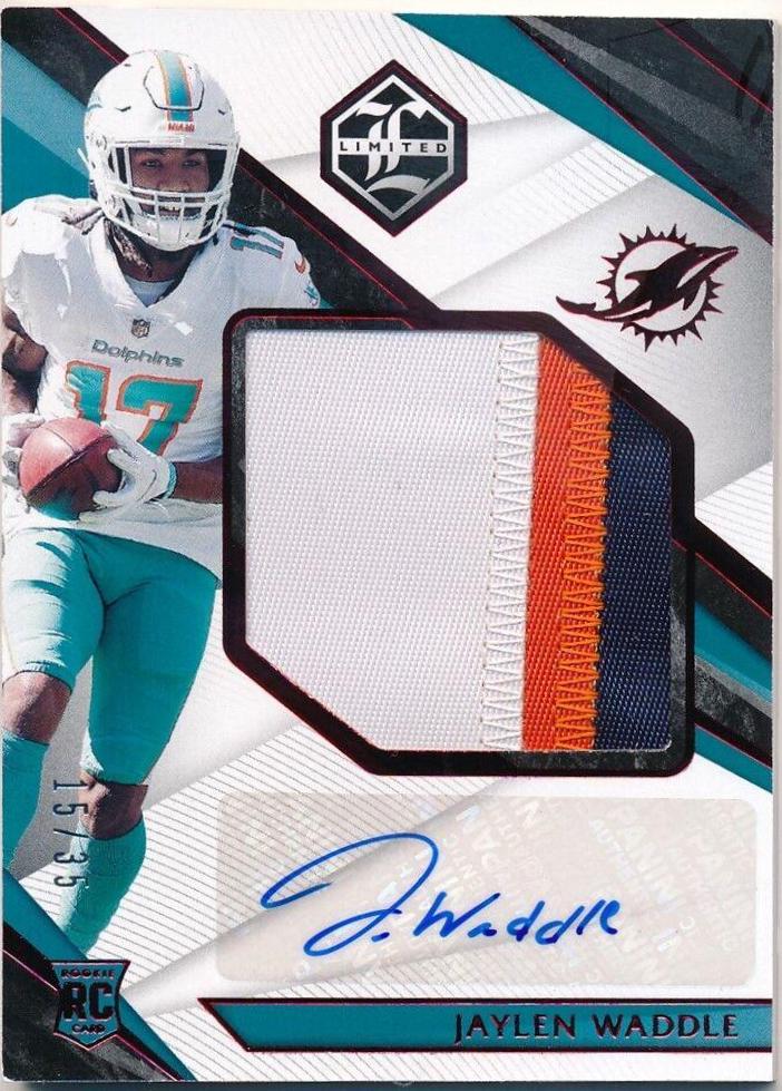 Jaylen Waddle [Patch Autograph Ruby Spotlight] #150