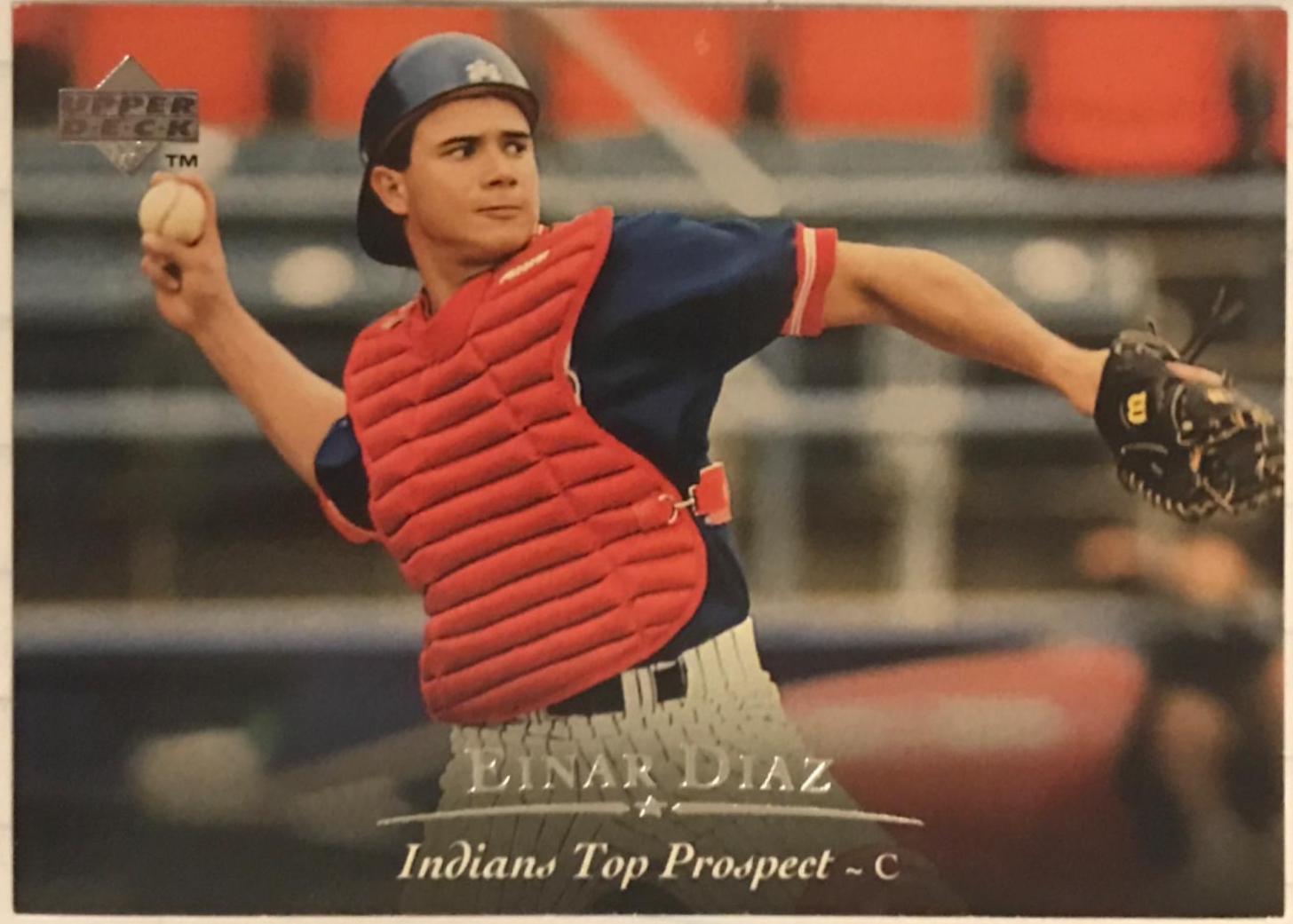 Einar Diaz #53 Baseball Cards 1994 Upper Deck Top Prospects
