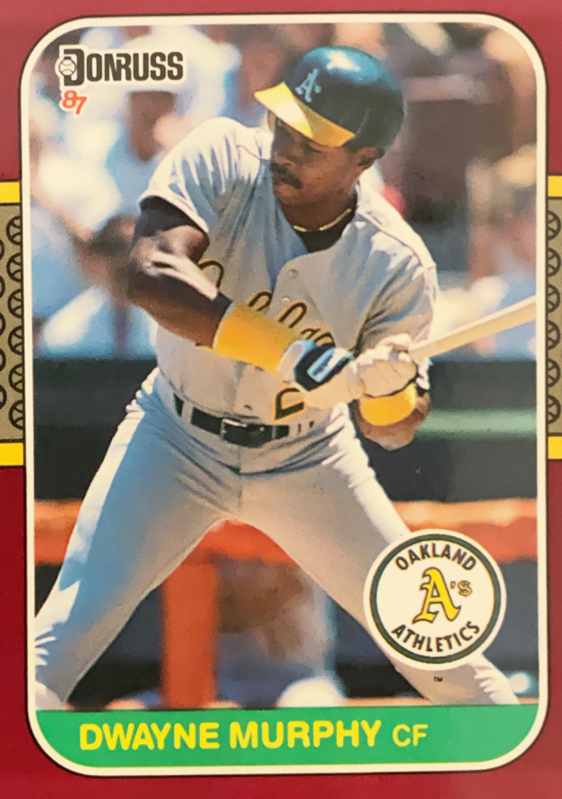 Dwayne Murphy #27 Baseball Cards 1987 Donruss Opening Day