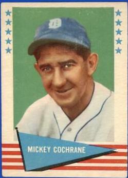 Mickey Cochrane #15 Baseball Cards 1961 Fleer