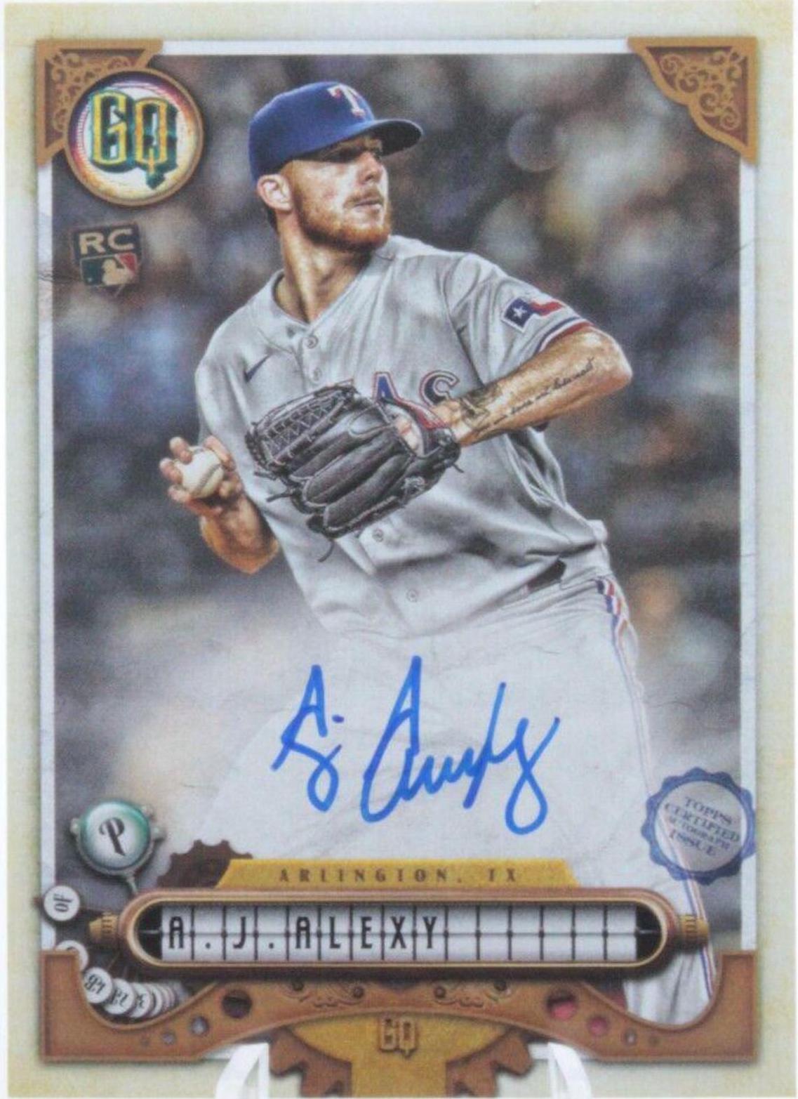 A. J. Alexy #GQA-AAL Baseball Cards 2022 Topps Gypsy Queen Autographs