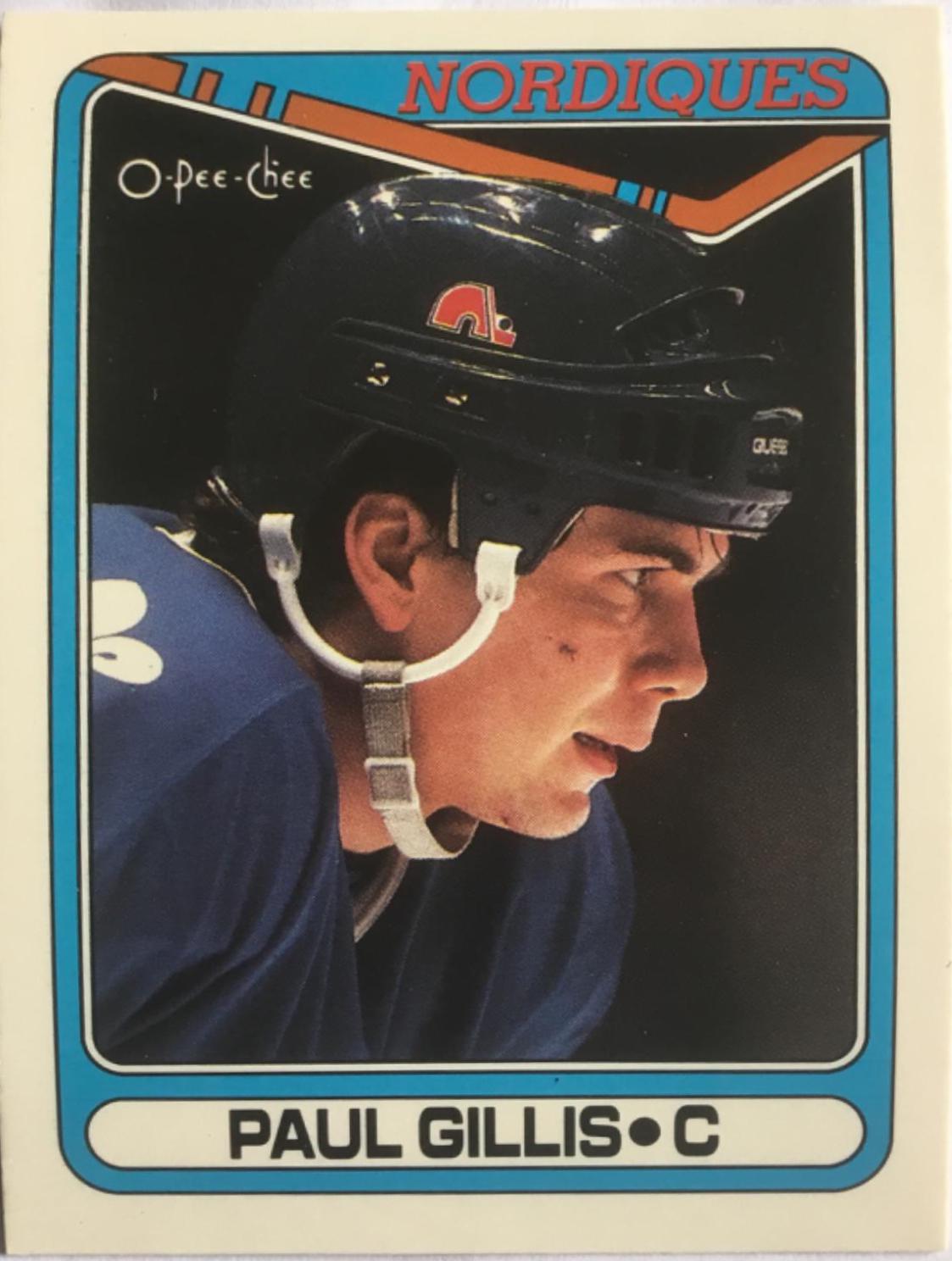 Paul Gillis #22 Hockey Cards 1990 O-Pee-Chee