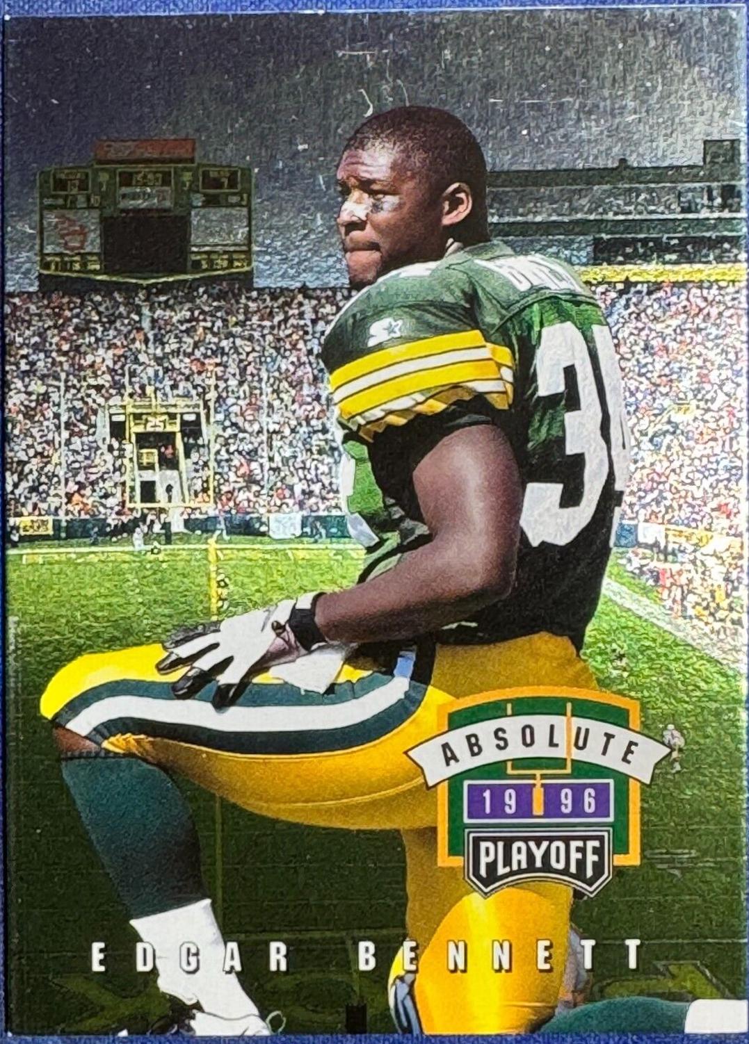 Edgar Bennett #137 Football Cards 1996 Playoff Absolute