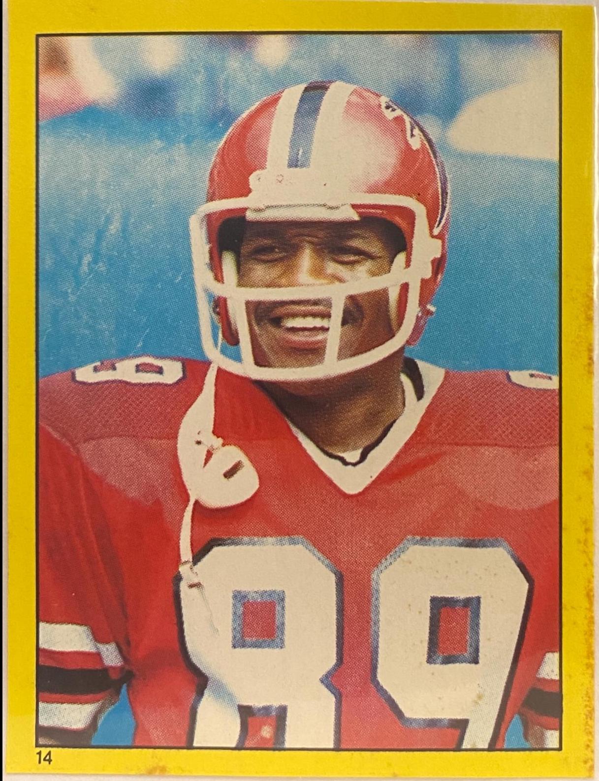 Wallace Francis #14 Football Cards 1982 Topps Stickers