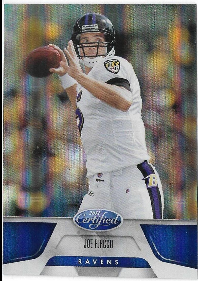 Joe Flacco #11 Football Cards 2011 Panini Certified