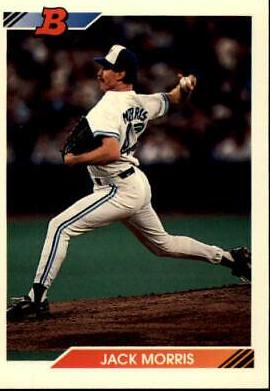 Jack Morris #16 Baseball Cards 1992 Bowman