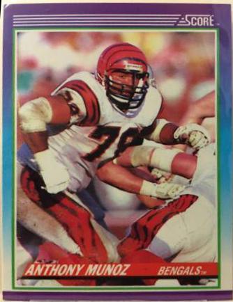 Anthony Munoz #178 Football Cards 1990 Panini Score