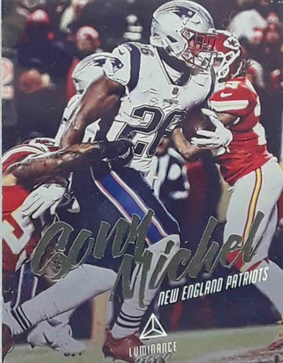 Sony Michel #6 Football Cards 2019 Panini Luminance
