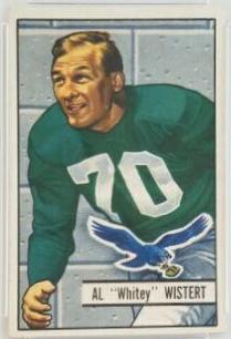 Al 'Whitey' Wistert #11 Football Cards 1951 Bowman