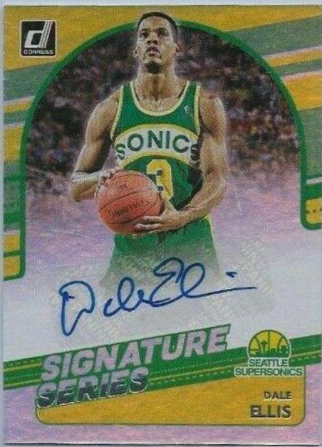 Dale Ellis Basketball Cards 2020 Donruss Signature Series