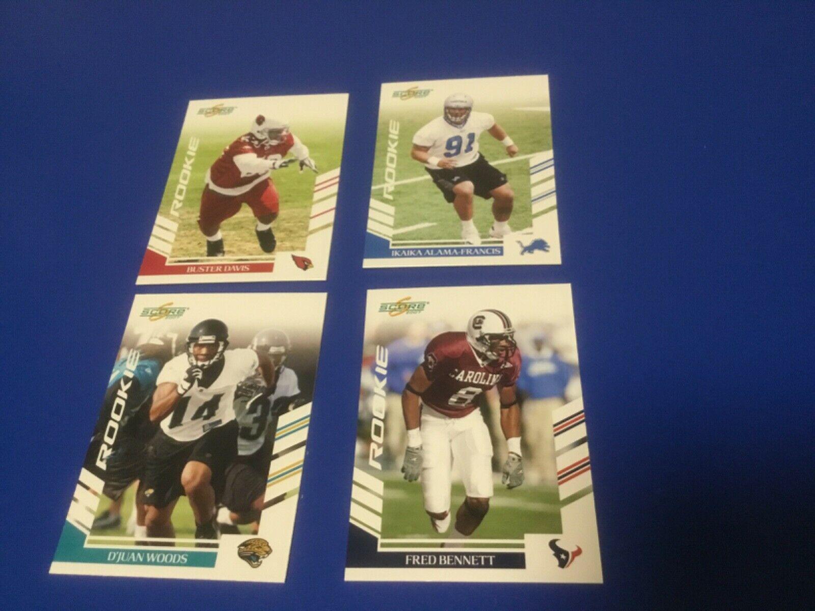 D'Juan Woods #307 Football Cards 2007 Panini Score