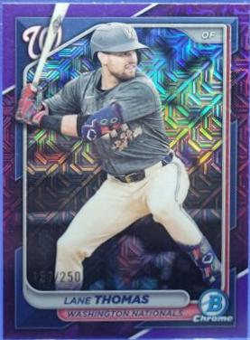 Lane Thomas [Purple Mojo Refractor] #75