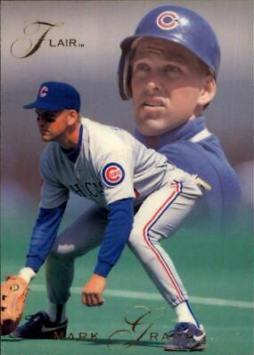 Mark Grace #14 Baseball Cards 1993 Flair