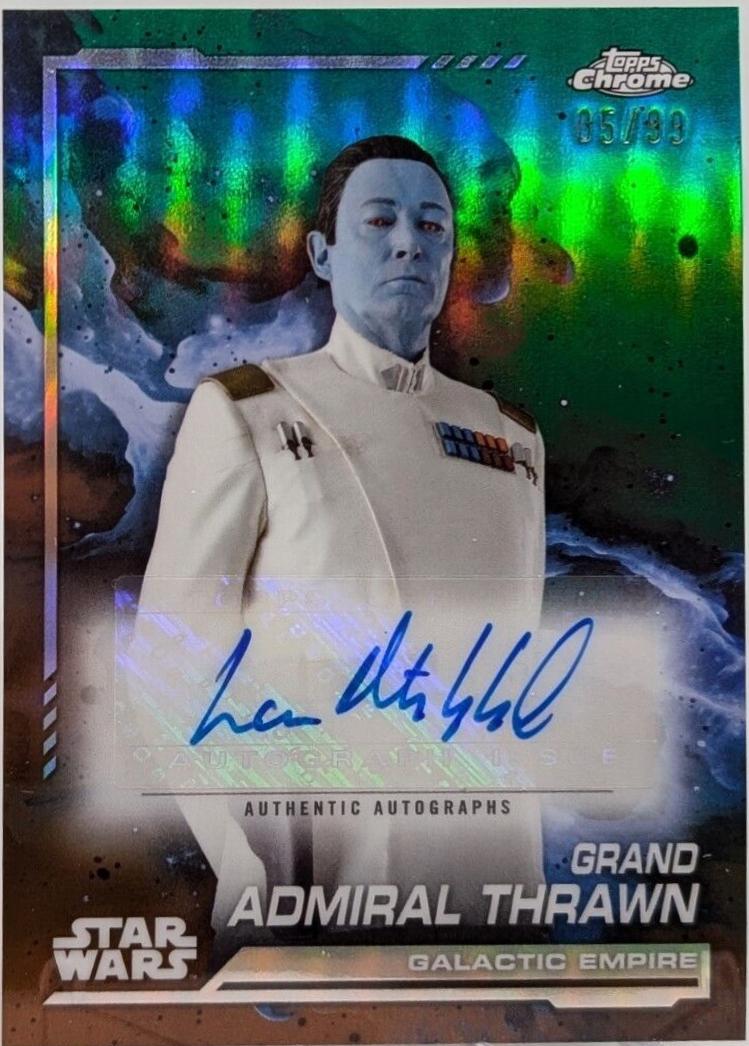 Lars Mikkelsen as Grand Admiral Thrawn #AU-LM Star Wars 2024 Topps Chrome Autograph