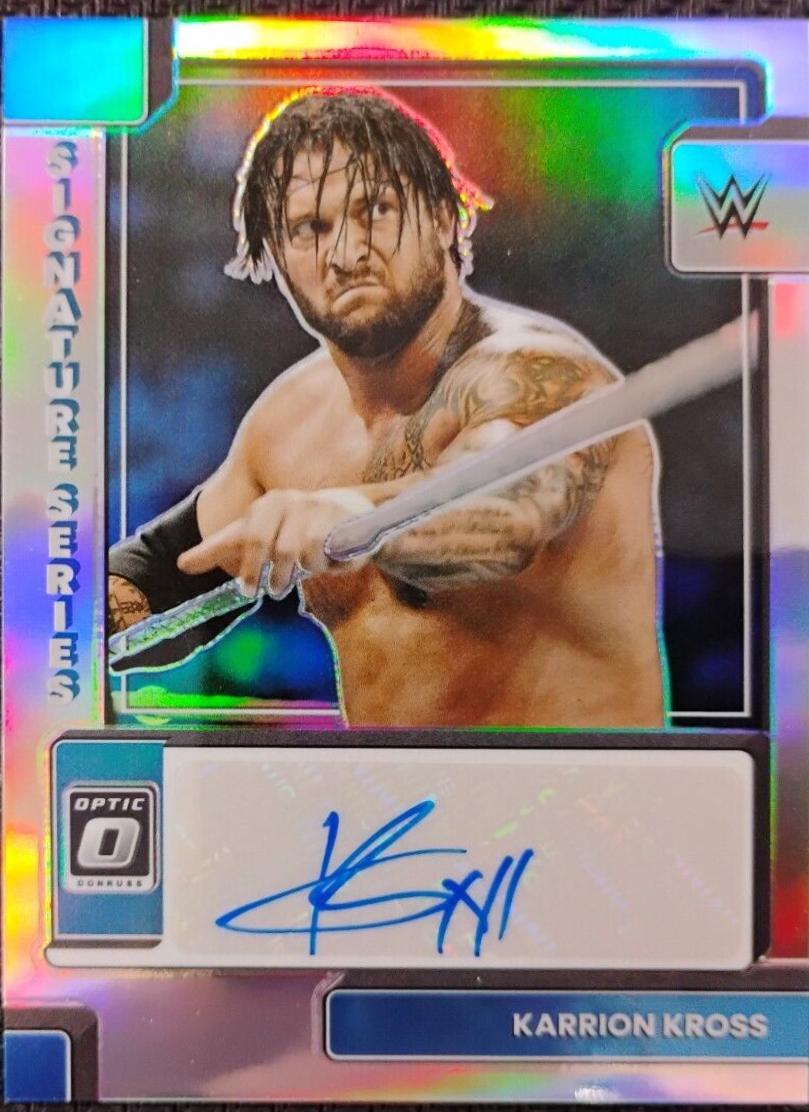 Karrion Kross #5 Wrestling Cards 2023 Panini Chronicles WWE Donruss Optic Signature Series