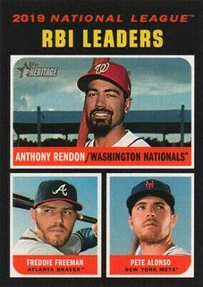 Anthony Rendon / Freddie Freeman / Pete Alonso
