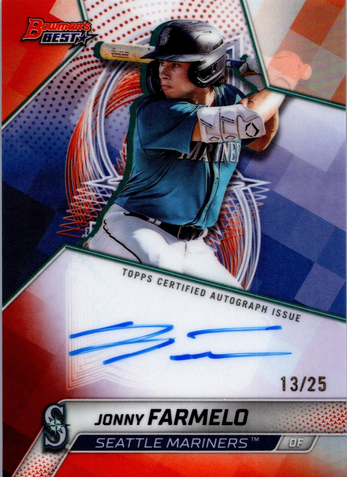 Jonny Farmelo [Orange Refractor] #B25-JF
