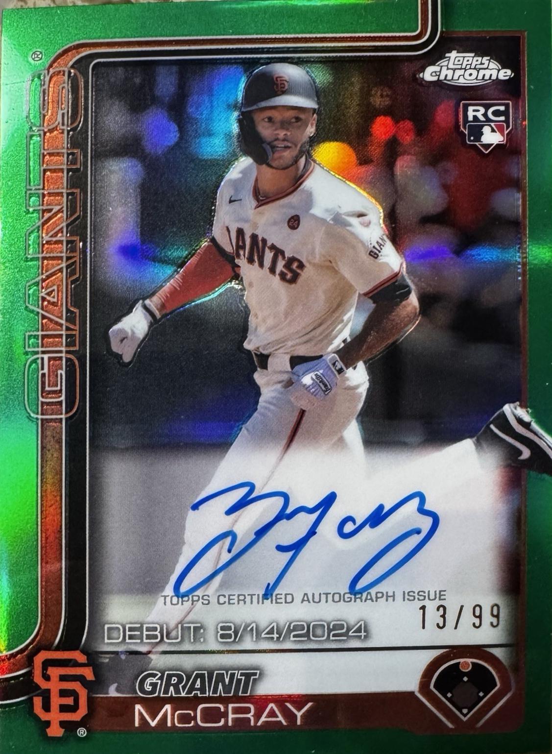 Grant McCray [Green Refractor] #CRDA-GM