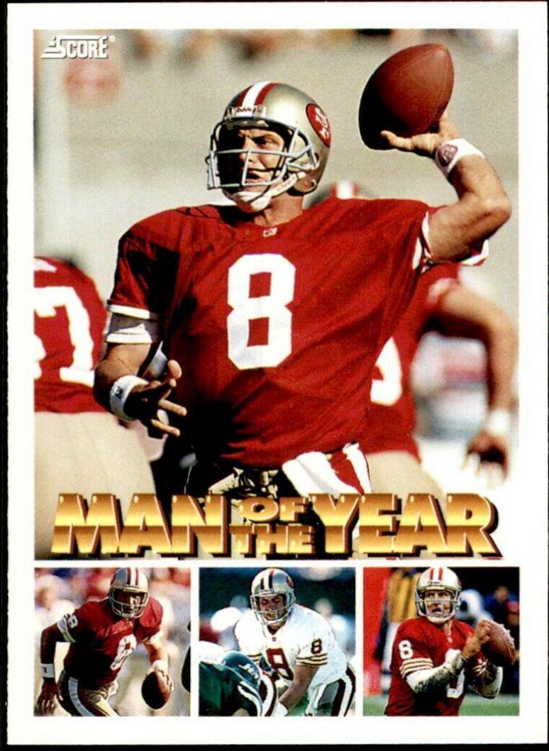 Steve Young #440 Football Cards 1993 Panini Score