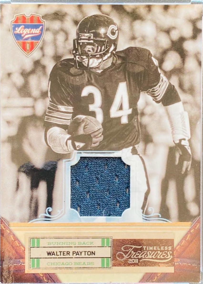Walter Payton #124 Football Cards 2011 Panini Timeless Treasures